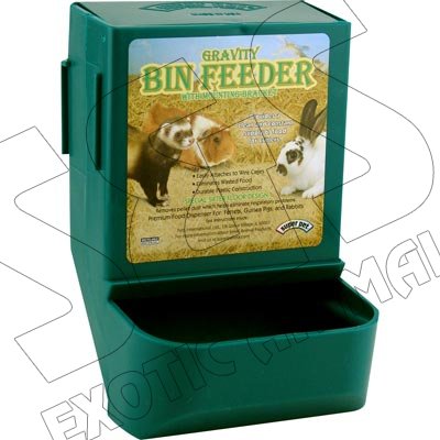 GRAVITY BIN FEEDER ASST COLORS - Click Image to Close