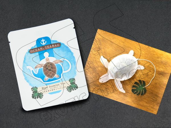 Sea Turtle Tea Bag Butterfly Pea Jasmine Tea Bag - Click Image to Close