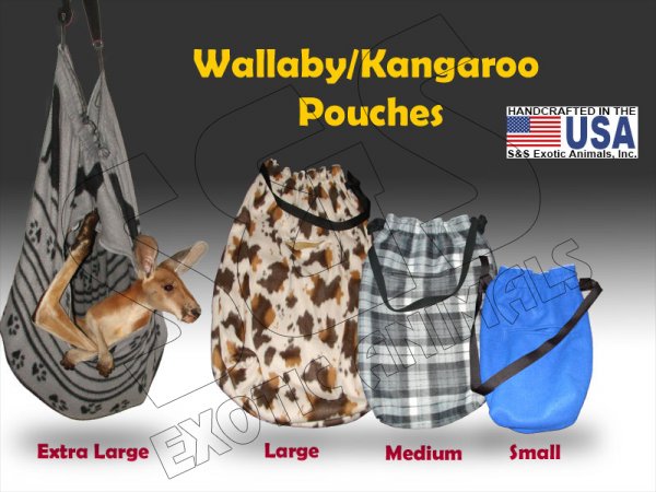 Wallaby/Kangaroo Pouches - Click Image to Close